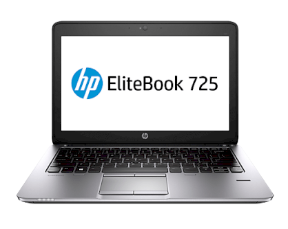 HP EliteBook 725 G2 (J8U71UA) (AMD Quad-Core Pro A8-7150B 2.0GHz, 4GB RAM, 180GB SSD, VGA ATI Radeon R6, 12.5 inch, Windows 7 Professional 64 bit)