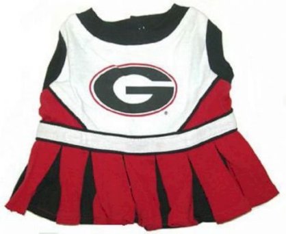 Georgia Bulldogs Cheerleader Dog Dress