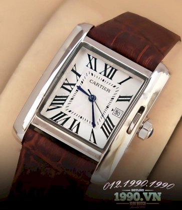 Đồng hồ Cartier mặt vuông đơn giản mã sp: CT92