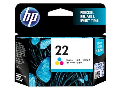 HP 22 Tri-color Original Ink Cartridge (C9352AA)