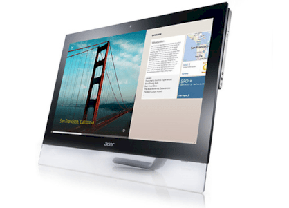 Acer Aspire U (Model A5600U-UB13) (Intel Core i5 3230M 2.60GHz, RAM 6GB, HDD 1TB, VGA Intel HD 4000, Màn hình 23inches, Microsoft Windows 8 Pro)  