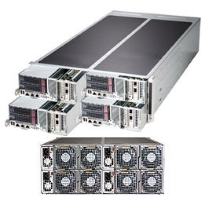Server Supermicro SuperServer F627G2-F73PT+ 4U Twin Rackmount Barebone LGA 2011 DDR3 1866