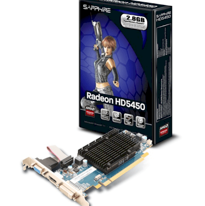 Sapphire Radeon HD 5450 (ATI Radeon HD 5450, 1GB DDR3, 64 bit, PCI-E x16)