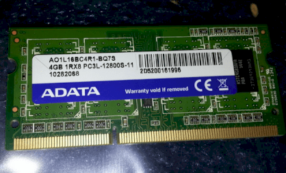 ADATA - DDR3 - 4GB - Bus 1600Mhz - PC3 12800