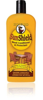 Kem chống nứt nẻ và phai màu gỗ ngoài trời Howard Sunshield Outdoor (USA) SWAX16 (473ml)