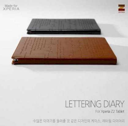 Bao da Zenus Lettering Diary for Sony Xperia Z2 Tablet