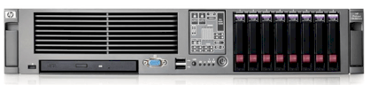 Server HP Proliant DL380 G6 (2 x Intel Xeon Quad Core E5620 2.4GHz, Ram 4GB, HDD 2x146GB, Raid P410i/256MB (0,1,5,10), PS 1x750Watts)