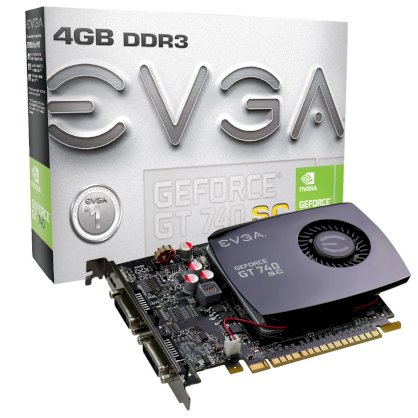 EVGA 04G-P4-2744-KR (NVIDIA GT 740, 4GB DDR3, 128-bit, PCI-E 3.0 16x)