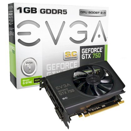 EVGA 01G-P4-2753-KR (NVIDIA GTX 750, 1GB GDDR5, 128-bit, PCI-E 3.0 16x)