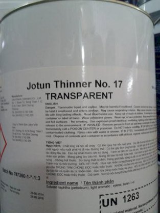 Dung môi Jotun Thinner No 17 5L