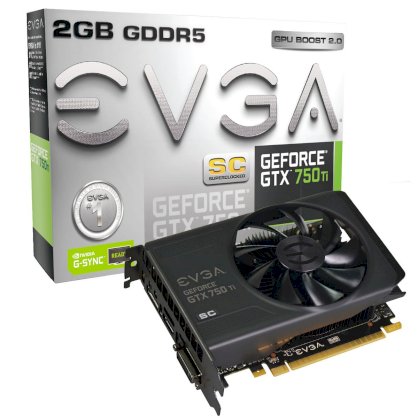 EVGA 02G-P4-3753-KR (NVIDIA GTX 750 Ti, 2GB GDDR5, 128-bit, PCI-E 3.0 16x)