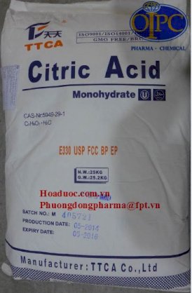 Acid Citric Monohydrate