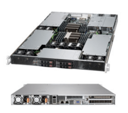 Server Supermicro SuperServer 1027GR-TRT2 (Black) (SYS-1027GR-TRT2) E5-2670 v2 (Intel Xeon E5-2670 v2 2.50GHz, RAM 16GB, 1600W, Không kèm ổ cứng)