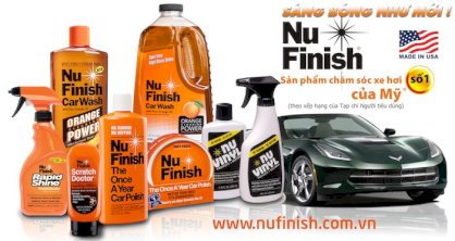 Nước rửa xe hương cam Nu Finish Car Wash