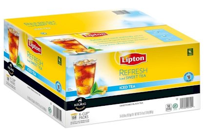 Lipton Refresh Iced Sweet Tea K-Cup, 54 Count