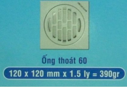 Hố ga thoát sàn Inox Osaka 120x120mmx1.5 ly