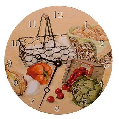 Lexington Studios Home and Garden 18" Recipes Wall Clock