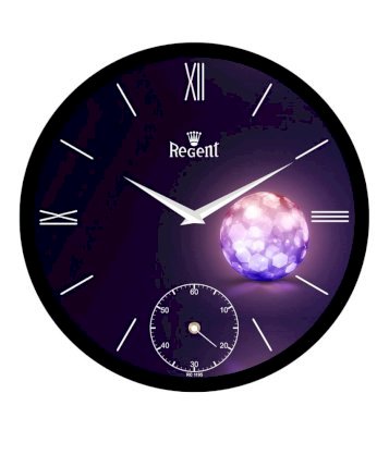 Regent Double Movement Digital Wall Clock 28