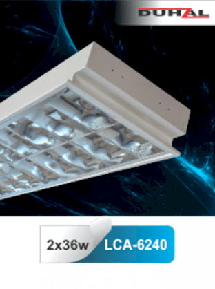 Máng đèn phản quang âm trần Duhal LCA 6240