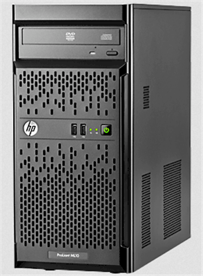Server HP Proliant ML10 - E3-1220v2 (Intel Xeon E3-1220v2 3.1GHz, Ram 4GB, DVD ROM/ HDD 1x HP 1TB SATA, Raid B110i (0,1,10), PS 1x 300Watts)