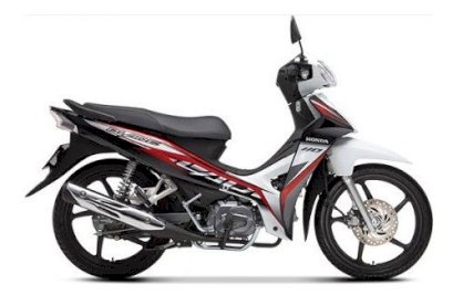 Honda Blade 110 2014 Phanh đĩa Việt Nam (Đen Trắng) 