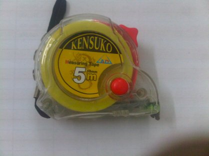 Thước dây vỏ trong dây Inox, dây lỗ ban Kensuko KSK-5i (5m x 19mm)