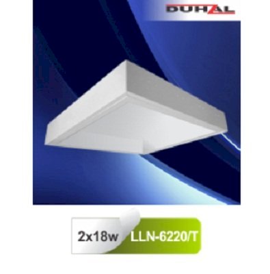 Máng đèn tán quang gắn nổi chụp mica Duhal LLN6220/T