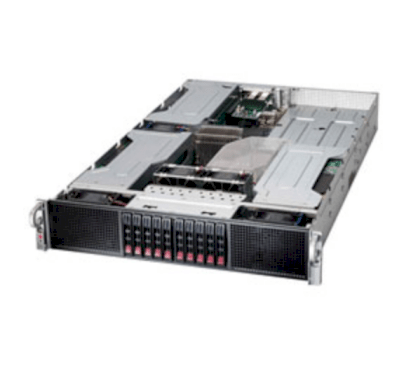 Server Supermicro SuperServer 2028GR-TR (Black) (SYS-2028GR-TR) E5-2687W v3 (Intel Xeon E5-2687W v3 3.10GHz, RAM 32GB, 2000W, Không kèm ổ cứng)