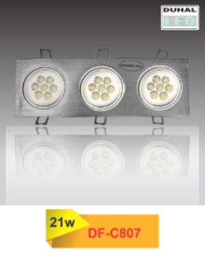 Đèn Led âm trần Duhal DF-C807