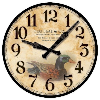 FirsTime® Duck Decoy Wall Clock