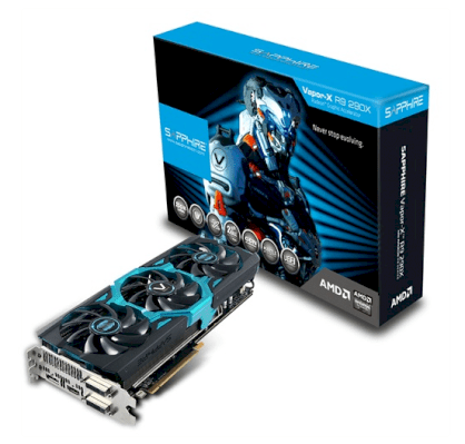 SAPPHIRE VAPOR-X R9 290X 4GB GDDR5 TRI-X OC (UEFI) (ATI Radeon R9 290X, 4GB GDDR5, 512-bit, PCI Express 3.0)