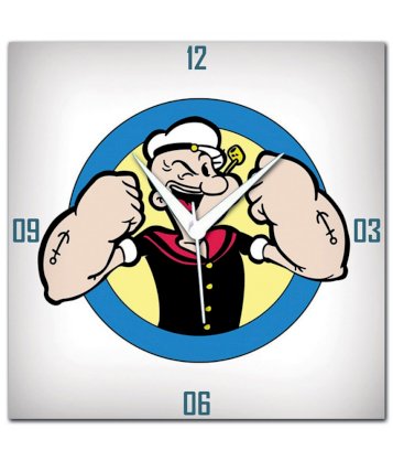 Amore Popeye The Sailor Man Wall Clock