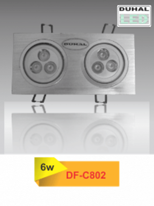 Đèn Led âm trần Duhal DF-C802
