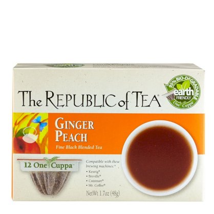 The Republic Of Tea Ginger Peach Black Tea One Cuppa