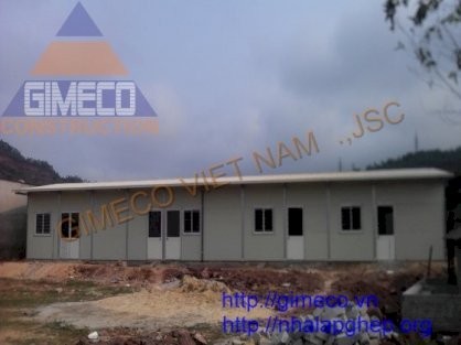 Nhà lắp ghép văn phòng 1 tầng Gimeco NVP-04