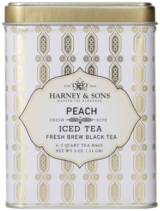 Harney & Sons Peach Iced Tea 3 oz / .11 g (6 Brew Pouches)