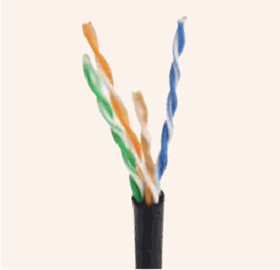 Category 5e U/UTP Cable Outdoor UTP-E-C5G-E1VN-X0.5X004P/BK