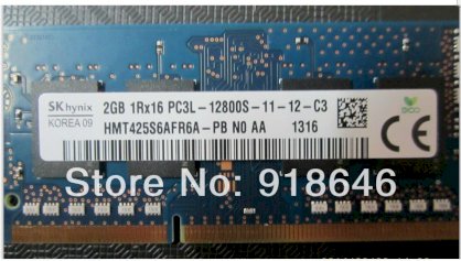 Hynix DDR3 2GB PC3L-12800s bus 1600MHz