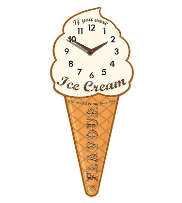 Jones® Ice Cream Flavor Decorative Wall Clock