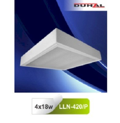 Máng đèn tán quang gắn nổi chụp mica Duhal LLN420/P