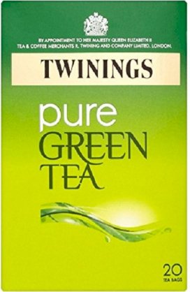 Twinings Pure Green Tea- 20 Teabags- (Pack of 2)
