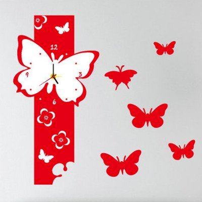 Creative Motion Do It Yourself Butterfly Wall Clock