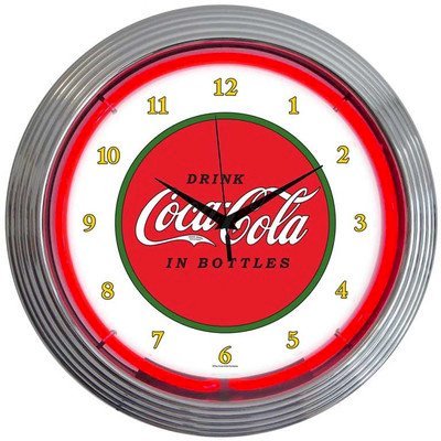Neonetics Drinks 15" Coca Cola 1910 Classic Wall Clock