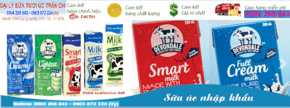 Sữa tươi Úc Devondale nhập khẩu từ Úc