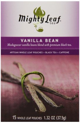 Mighty Leaf Tea Vanilla Bean, 1.32 oz. Whole Leaf Pouch, 15 Count