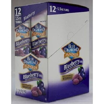 Blue Diamond Almonds Blueberry - Tube 24 Count
