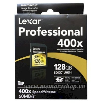 Lexar Professional 400X SDXC 128GB