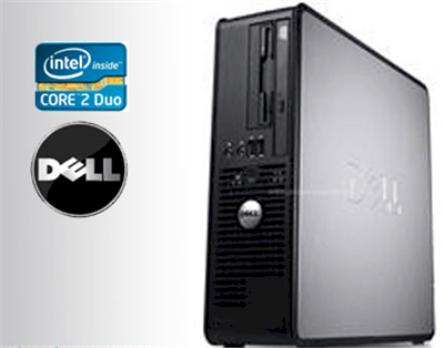 Máy tính Desktop DELL OptiPlex 755 (Intel Core 2 Duo E8400 3.0Ghz, Ram 2GB, HDD 80GB, VGA Onboard, PC DOS, Không kèm màn hình)