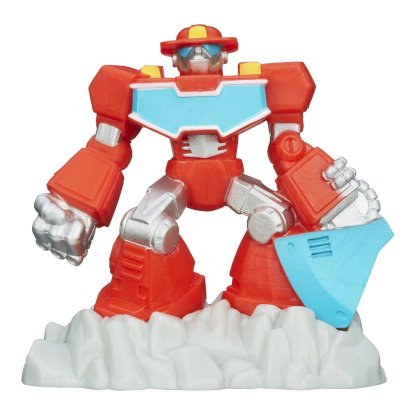  Transformers Playskool Heroes Rescue Bots Beam Box Heatwave The Fire-Bot Game Pack