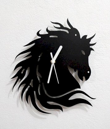 Blacksmith Black Designer Horse Wall